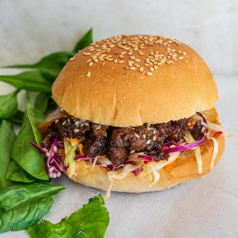 Rib Burger The Vegan Chef Hot Menu